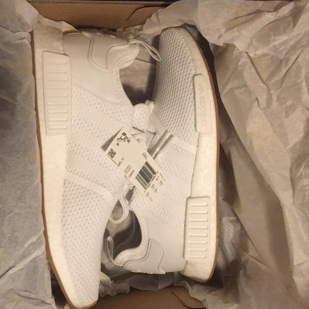 NMD R1 White Gum pack